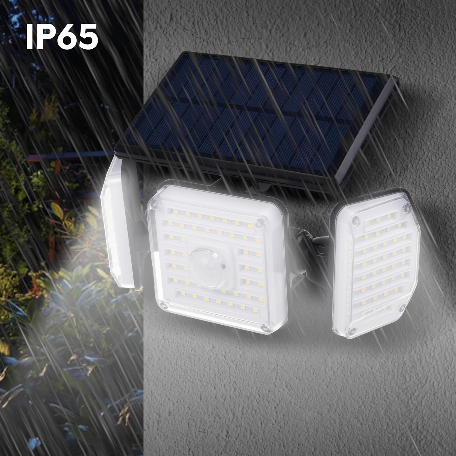 Maclean Energy MCE615 Solar-Wandleuchte Bewegungsmelder neutralweiß