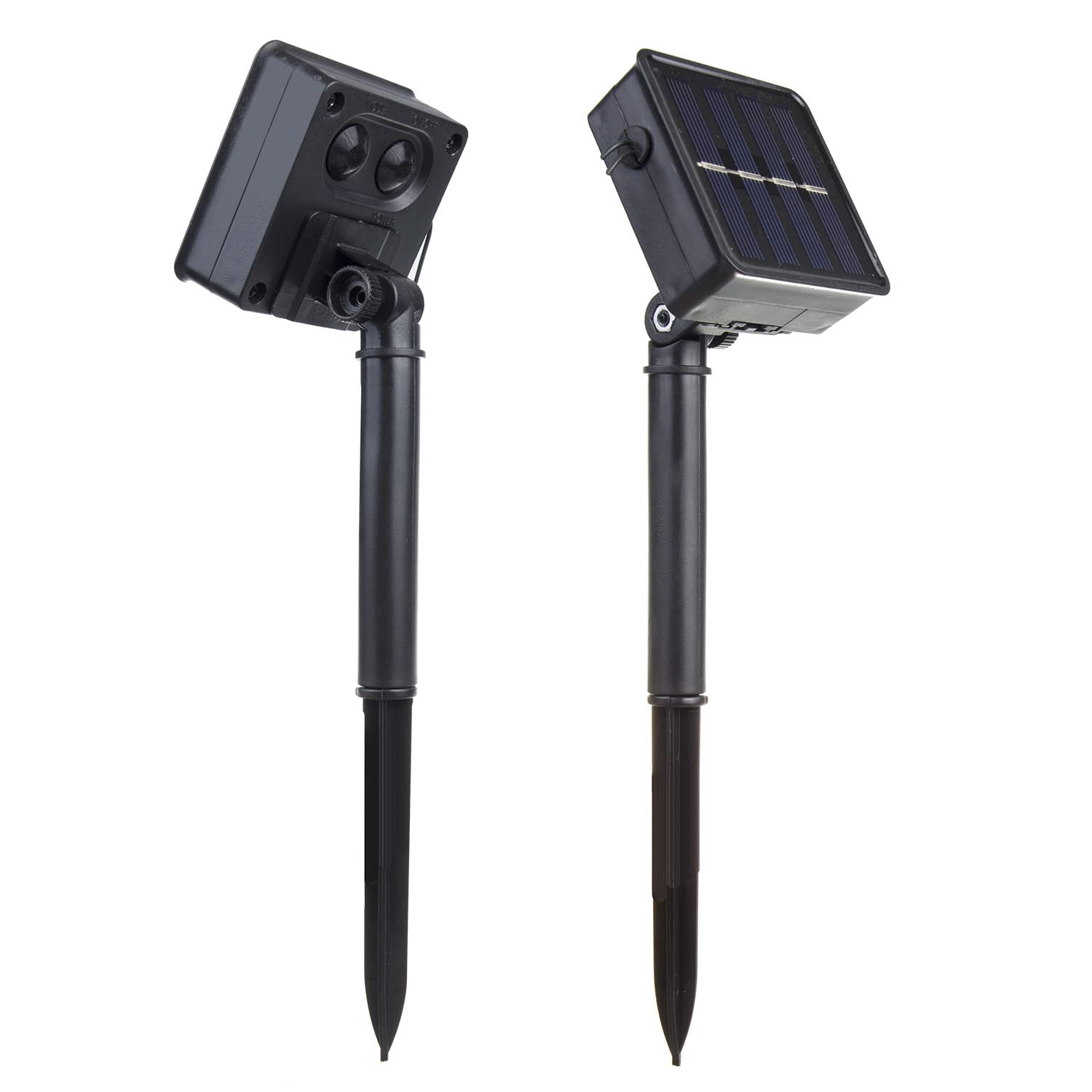 Maclean Energy MCE411 Solar Lichterkette 100 LED 12m kaltweiß IP44