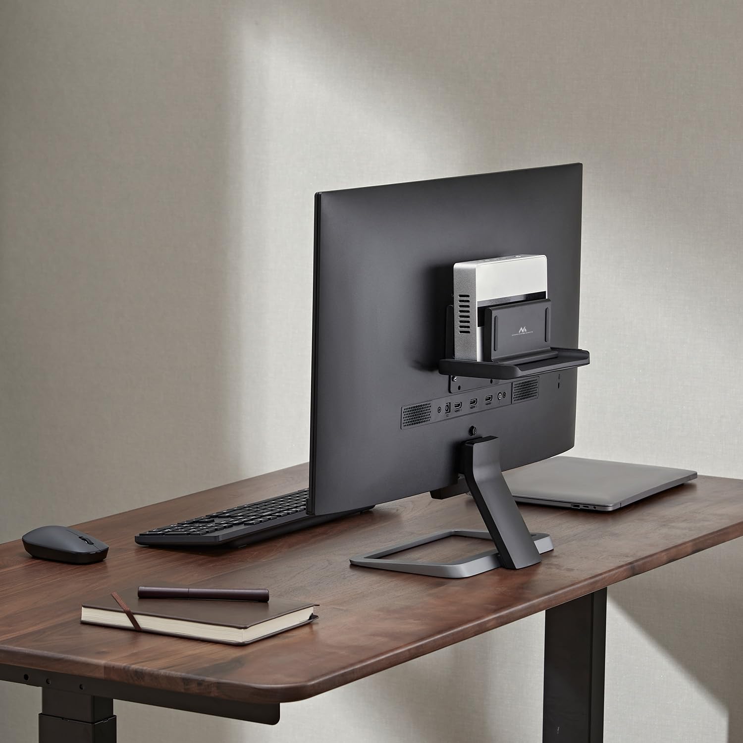 Maclean MC-454 Mini PC Halterung VESA 3kg Schwarz