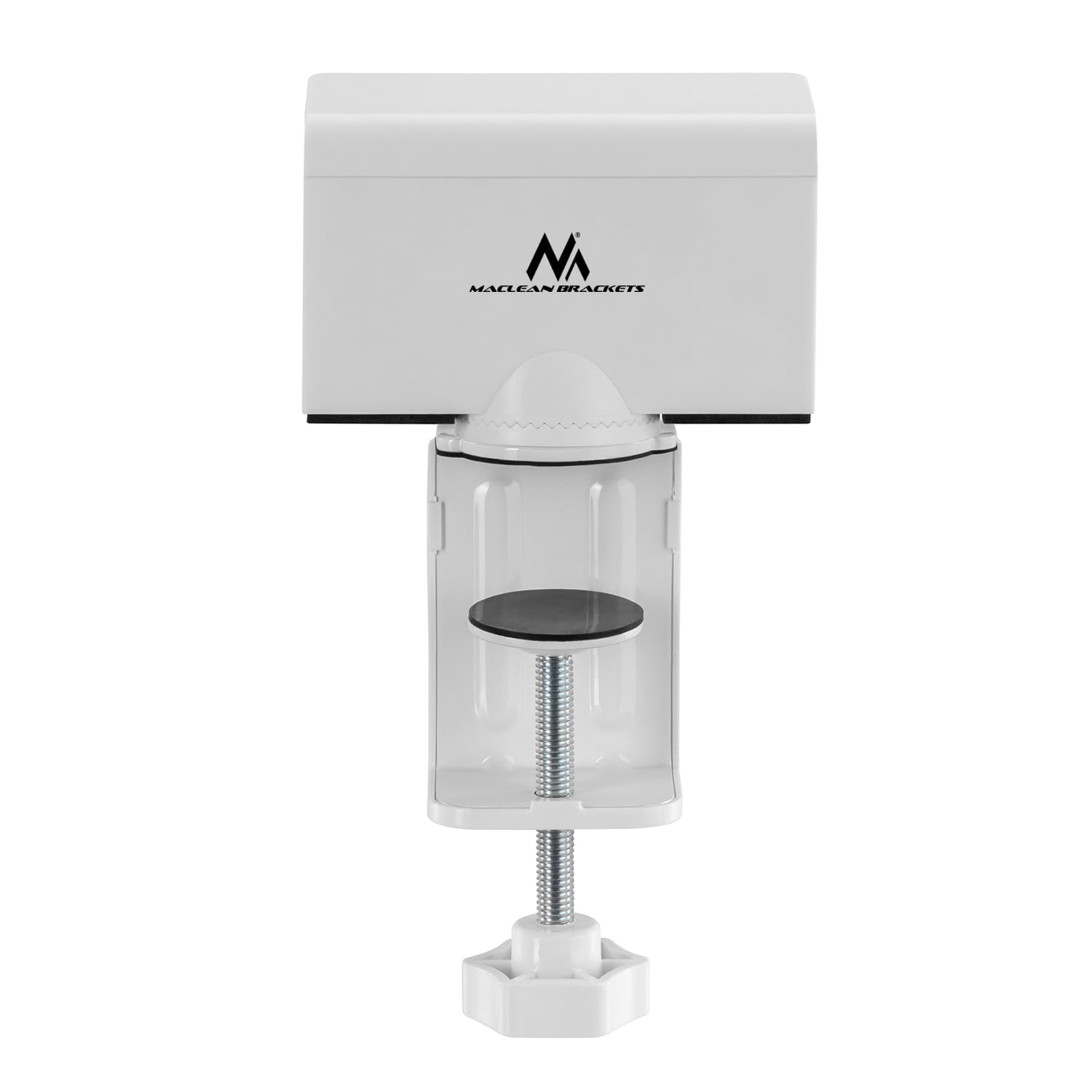 Maclean Energy MC-470 Steckdosenleisten-Halter weiß drehbar