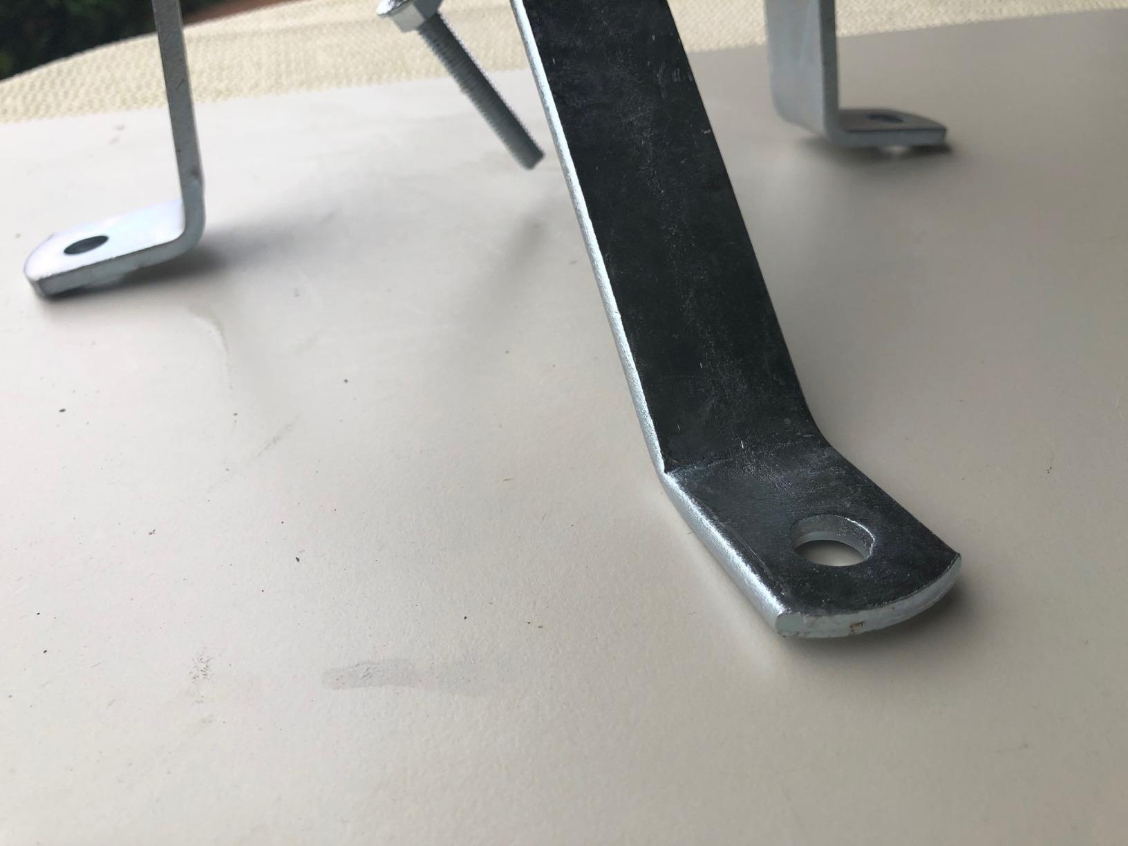 Maclean MCTV-555 Mastbügel 10 cm SAT Stahl verzinkt