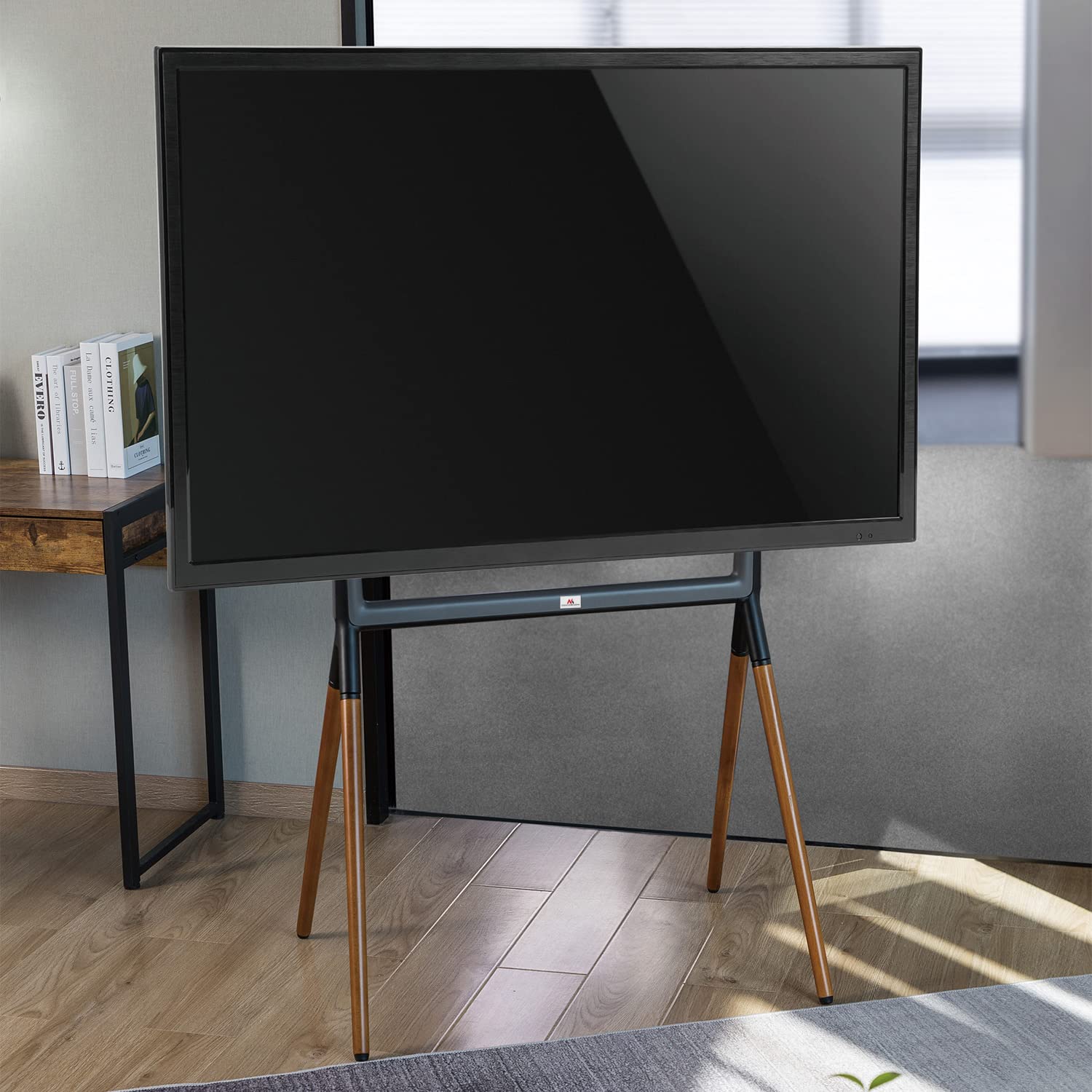 Maclean MC-926 TV Ständer 49-70 Zoll VESA 600x400 Walnuss