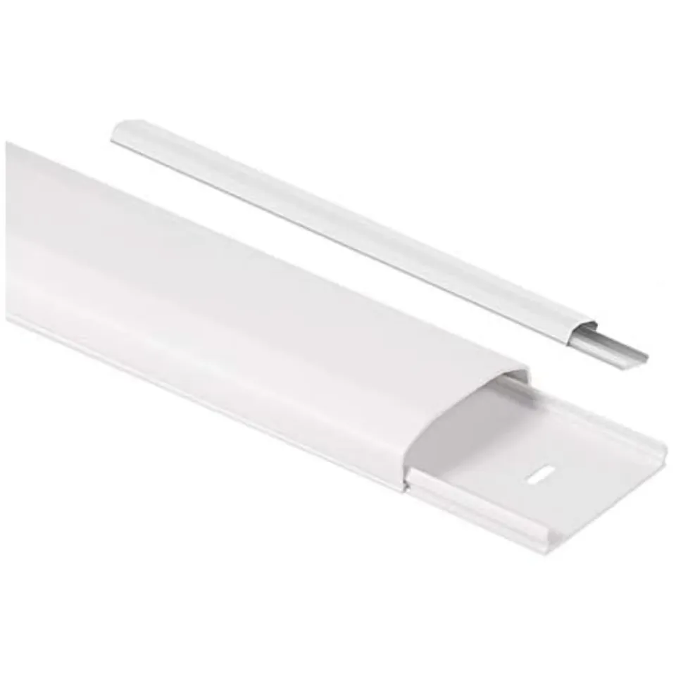 Maclean Brackets MC-695 W Kabelkanal 750 mm Weiß Kunststoff