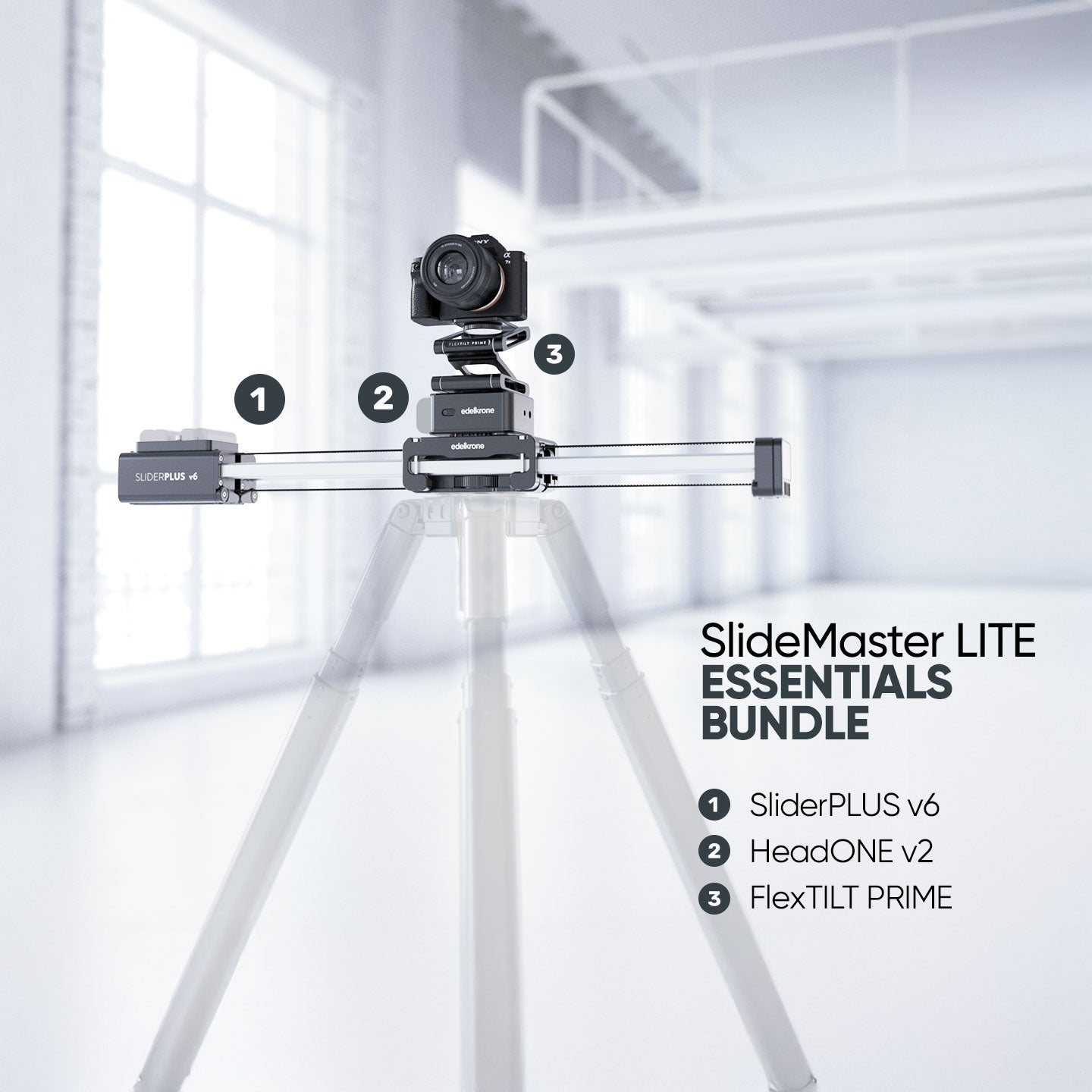Edelkrone SlideMaster LITE Bundle Essentials Kameraslider