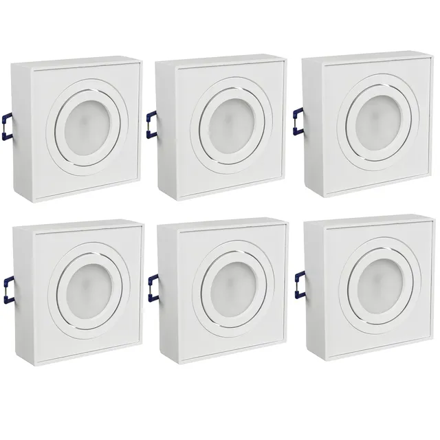 Maclean Energy MCE464W LED Einbaustrahler GU10 6er weiß