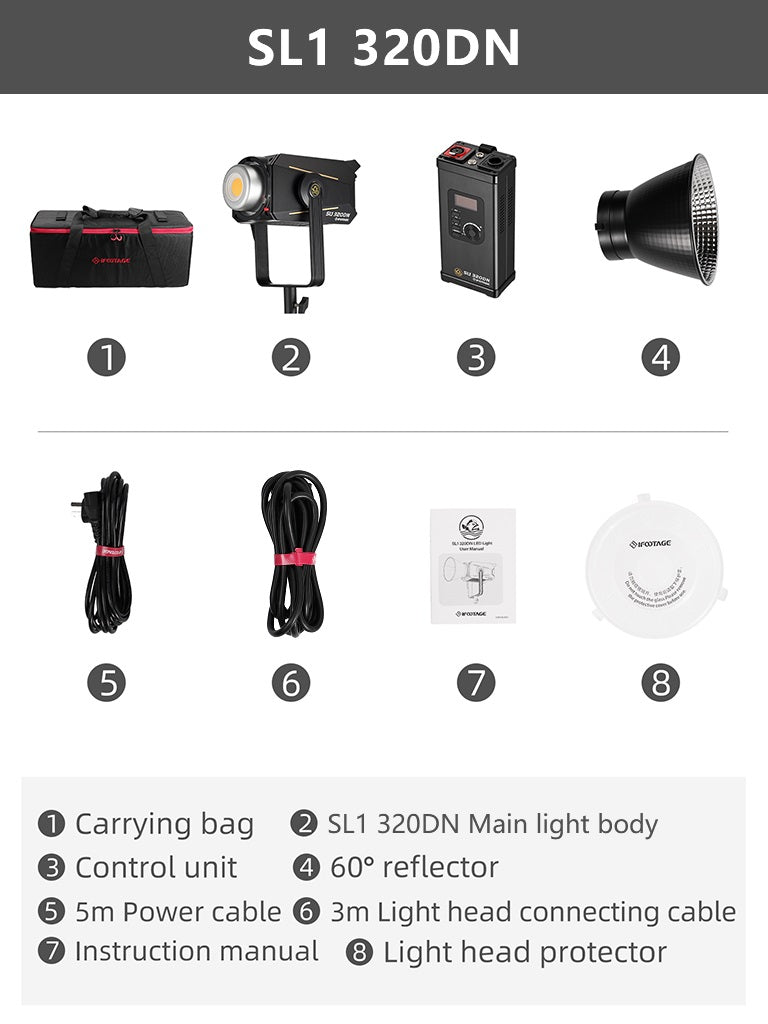 iFootage Anglerfish SL1 60DN Videolicht LED Leuchte