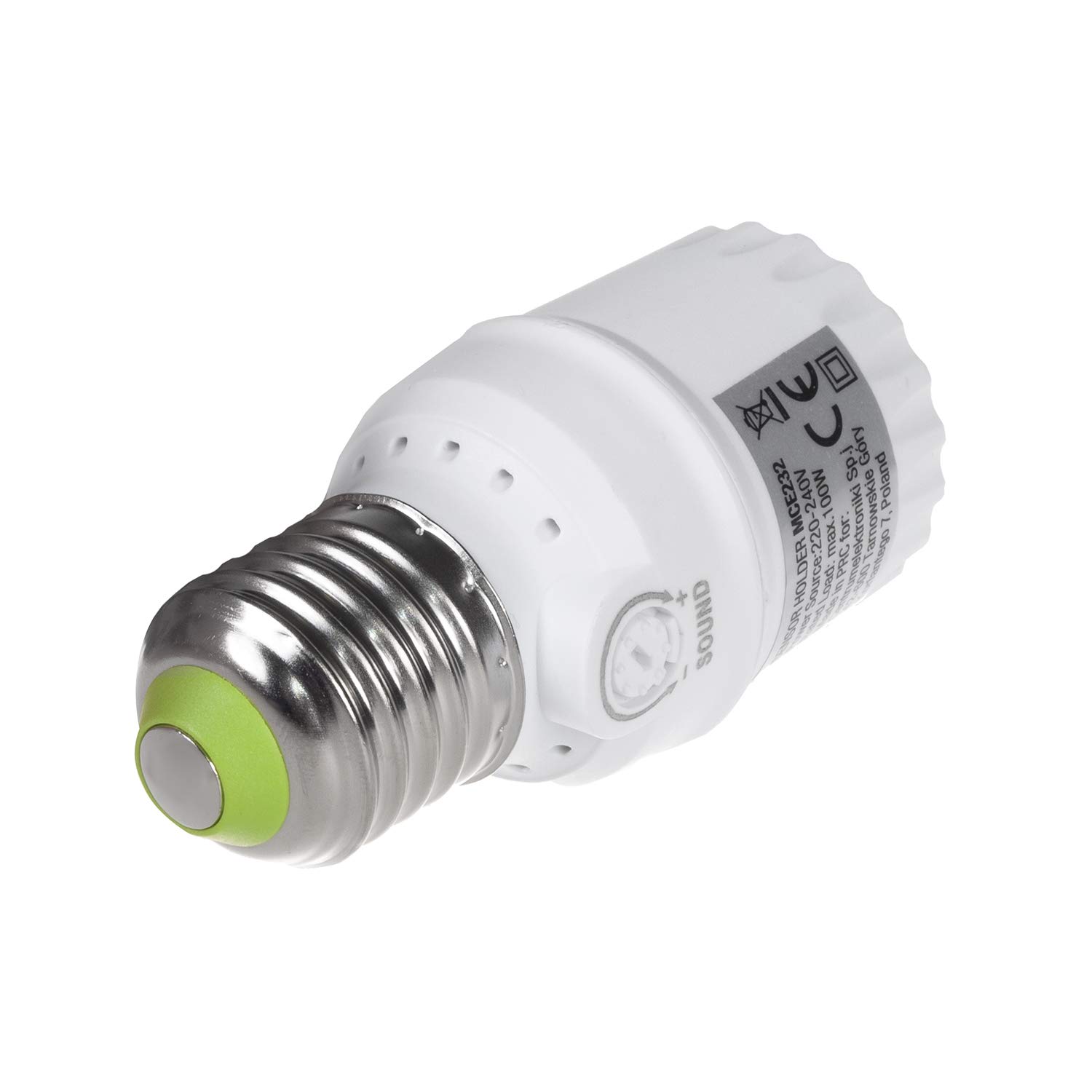 Maclean Energy MCE232 Lampenfassung E27 Geräuschsensor 360°