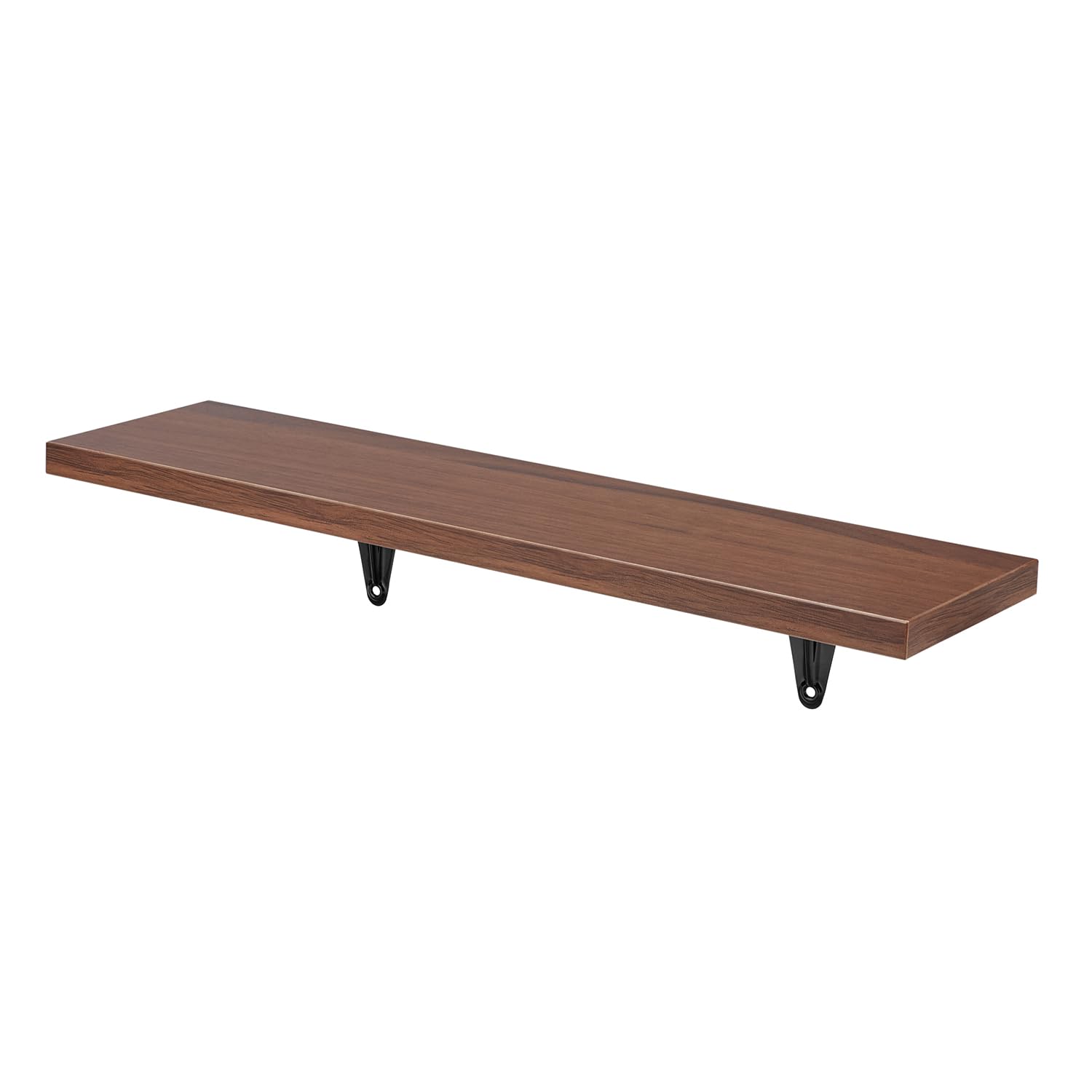 Maclean Brackets MC-331 Wandregal 6er Set Nussbaum 8kg