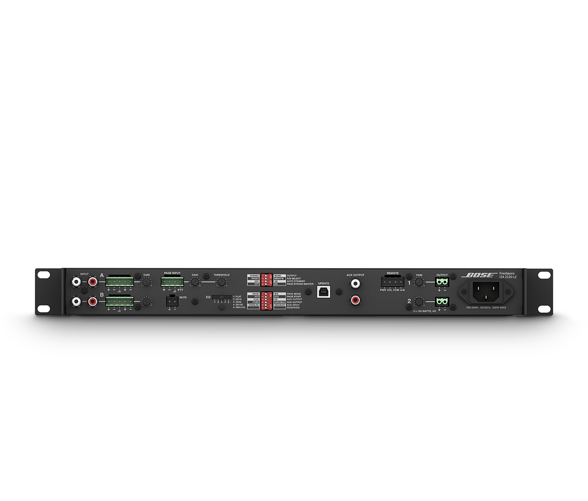 Bose Professional IZA 2120-LZ Zonenverstärker 2-Kanal 120 W