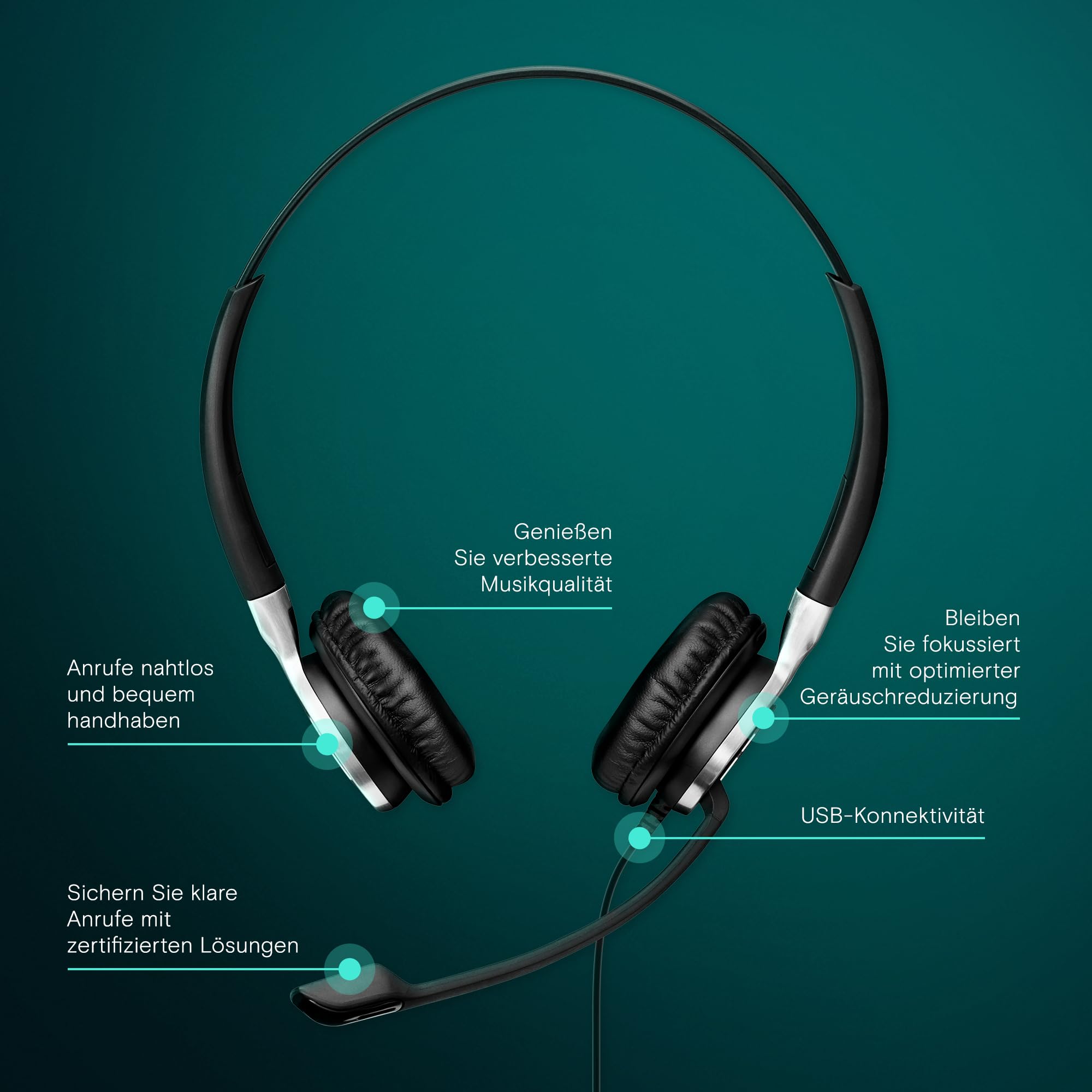 EPOS IMPACT SC 660 USB ML Headset Kabel Teams UC