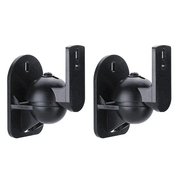 Maclean Brackets MC-526 Lautsprecher Wandhalterung Paar schwarz