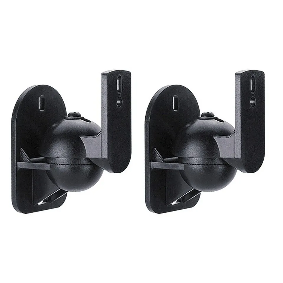 Maclean Brackets MC-526 Lautsprecher Wandhalterung Paar schwarz