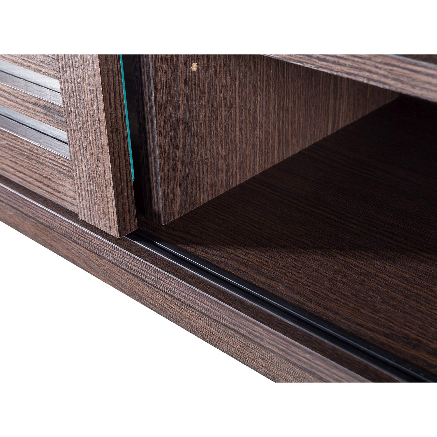 Maclean MC-874 Fernsehschrank 65 Zoll Walnuss