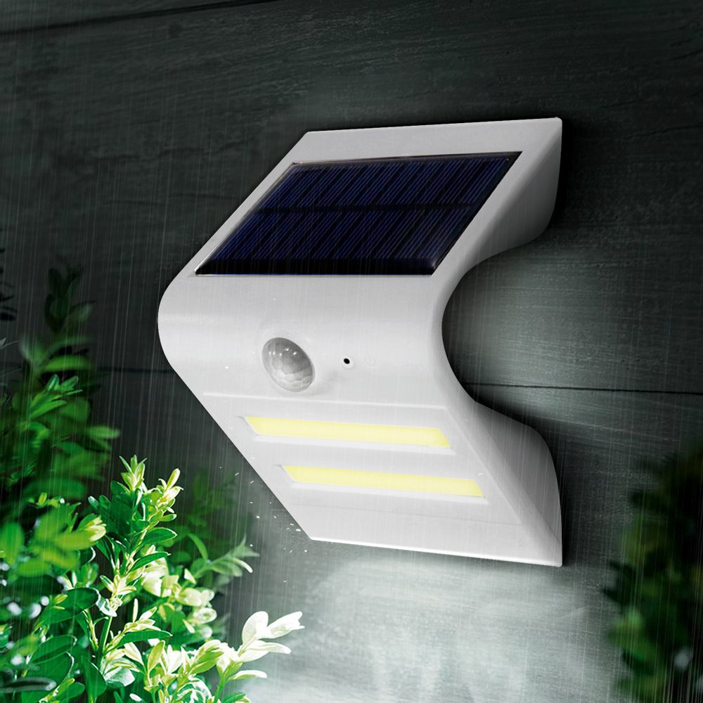 Maclean Energy MCE206 Solarleuchte COB IP65 Bewegungsmelder