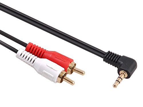 Maclean TV MCTV-824 Audio Kabel Klinke Cinch 1m 90°