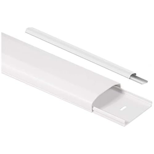 Maclean Brackets MC-695 W Kabelkanal 750 mm Weiß Kunststoff