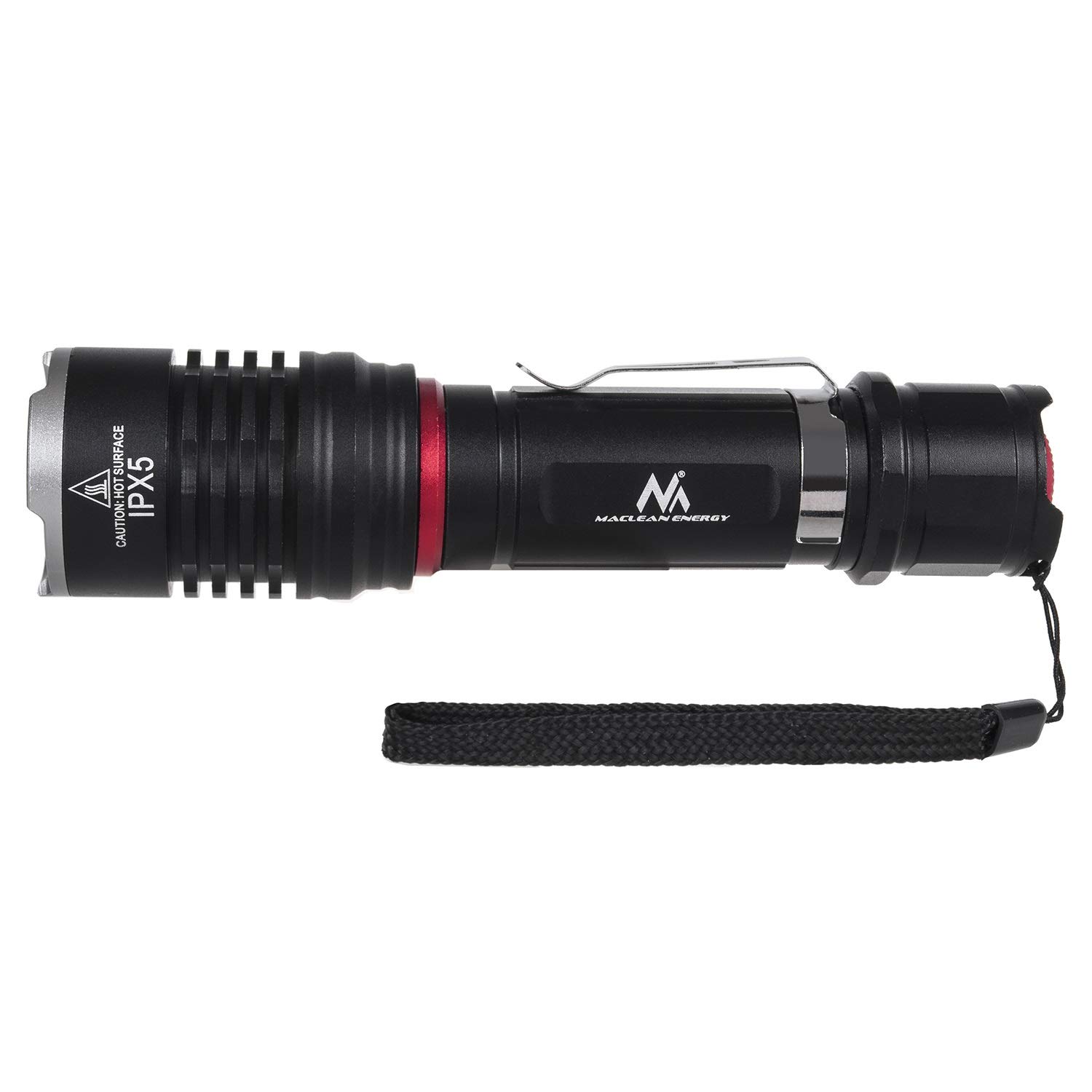 Maclean Energy MCE220 LED-Taschenlampe 800 lm Fahrradhalter USB