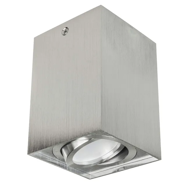 Maclean MCE426 Deckenleuchte GU10 Eckig Matt/Chrom Aluminium