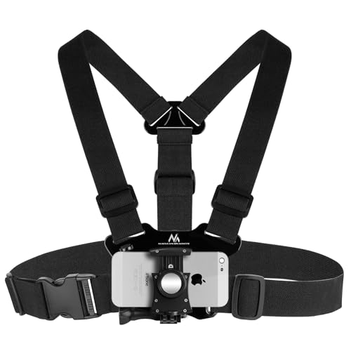 Maclean Brackets MC-773 Brustgurthalter für Kamera Handy GoPro