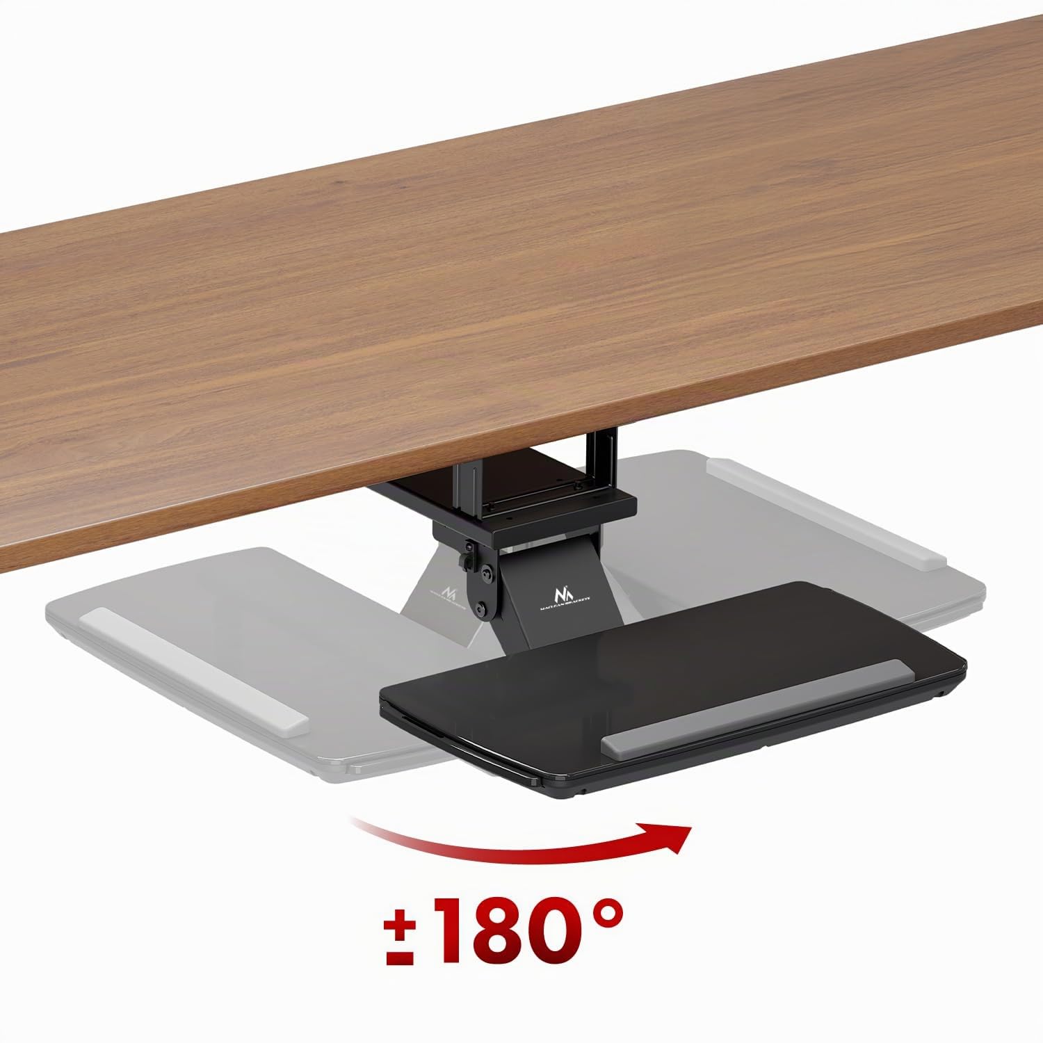 Maclean Brackets MC-156 Tastaturablage Schwarz 5 kg
