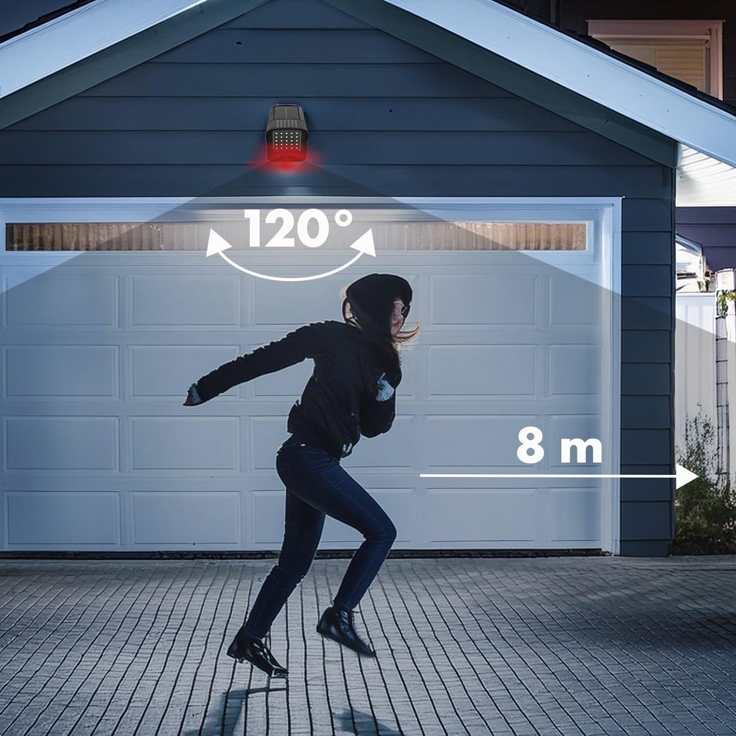 Maclean SOL1803S Kamera-Attrappe Solar IP65 LED