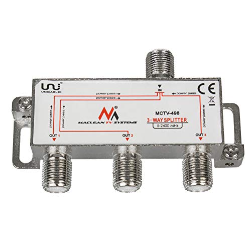 Maclean TV Systems MCTV-496 Sat-Verteiler 3-fach 5-2400MHz