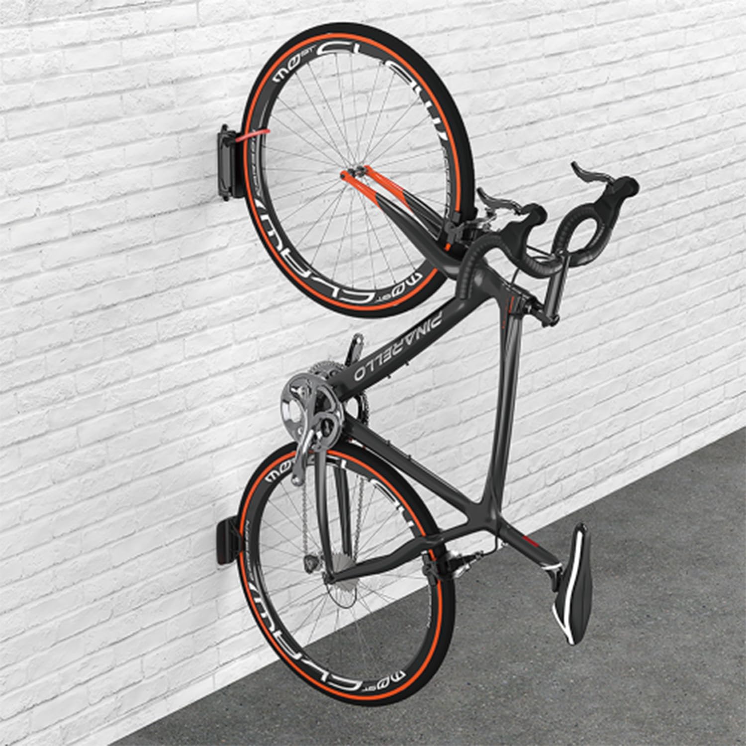 Maclean MC-998 Fahrrad-Wandhalterung vertikal 30kg 1 Stück