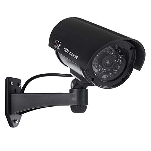 Maclean IR1100B Kamera-Attrappe Dummy LED schwarz