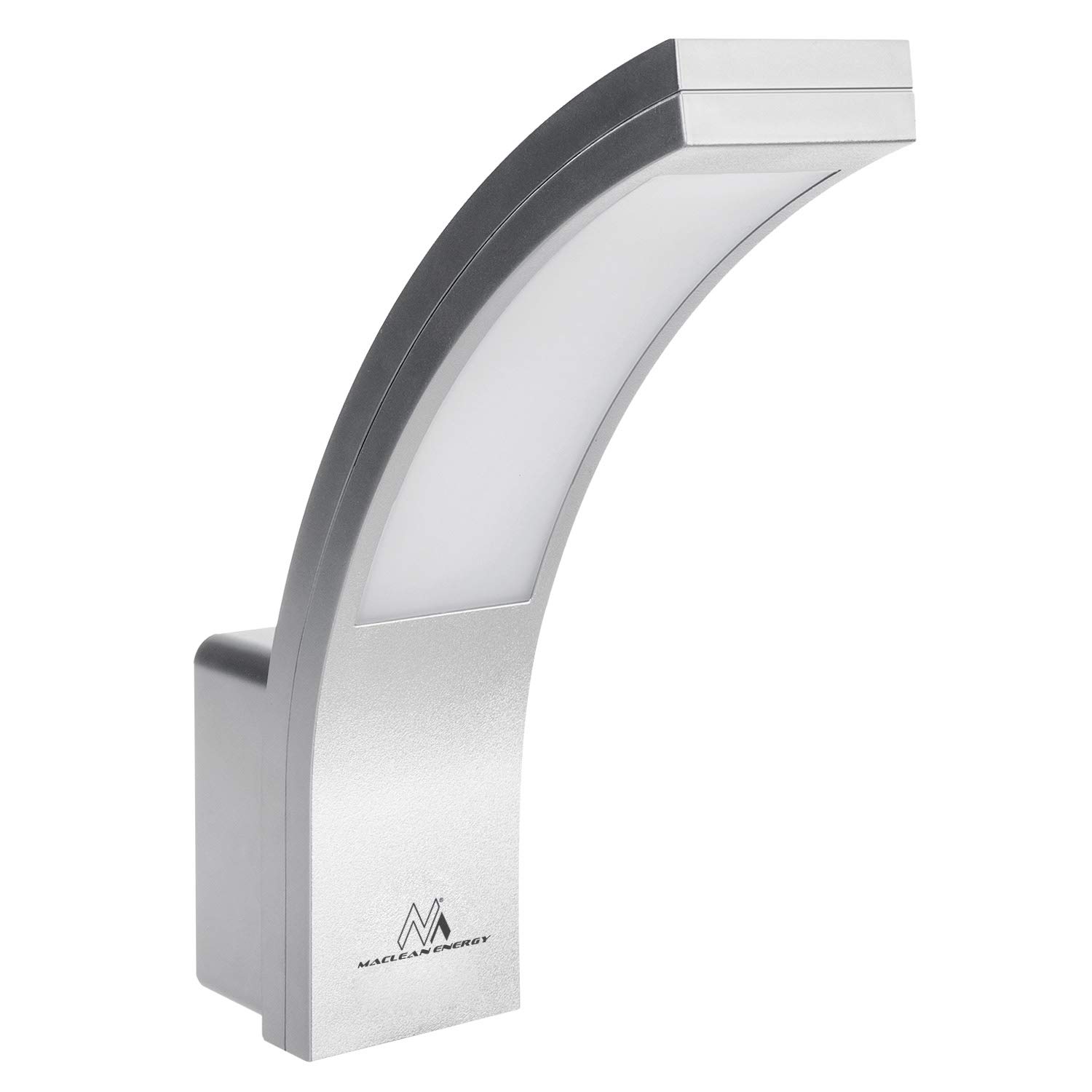 Maclean Energy MCE343 LED-Außenwandleuchte 10W silber