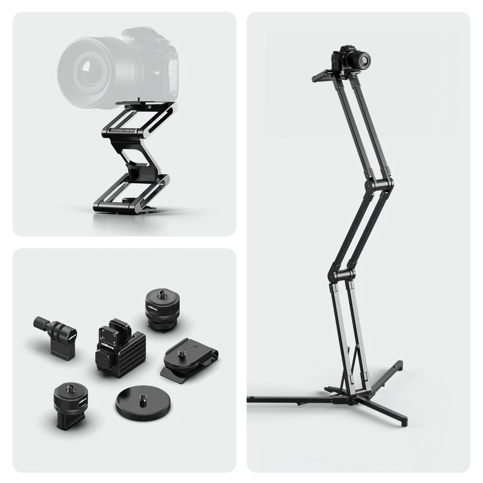 Edelkrone Creator Essentials Bundle Kamera Set Content