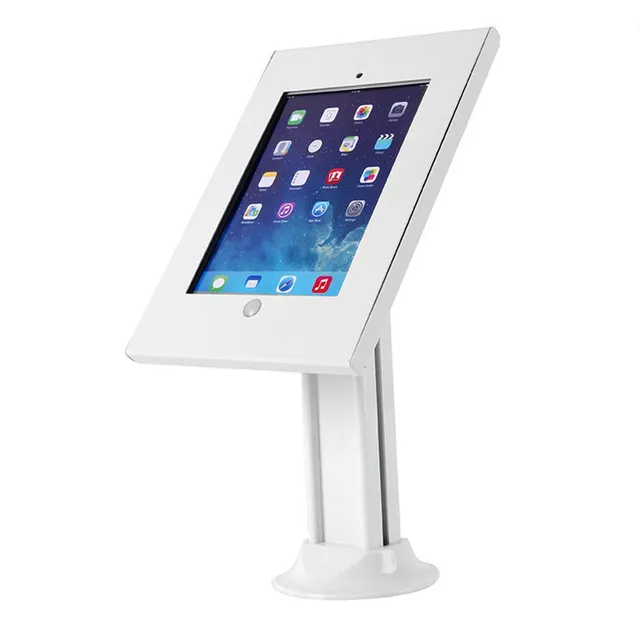 Maclean MC-677 Tablet Tischhalterung mit Schloss Alu