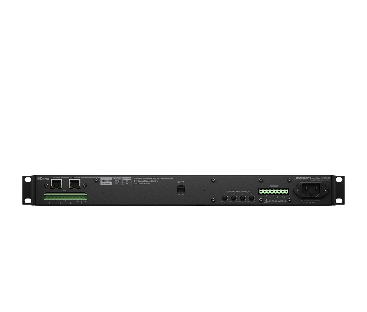 Bose Professional PowerShare PS604D Verstärker 4-Kanal DSP