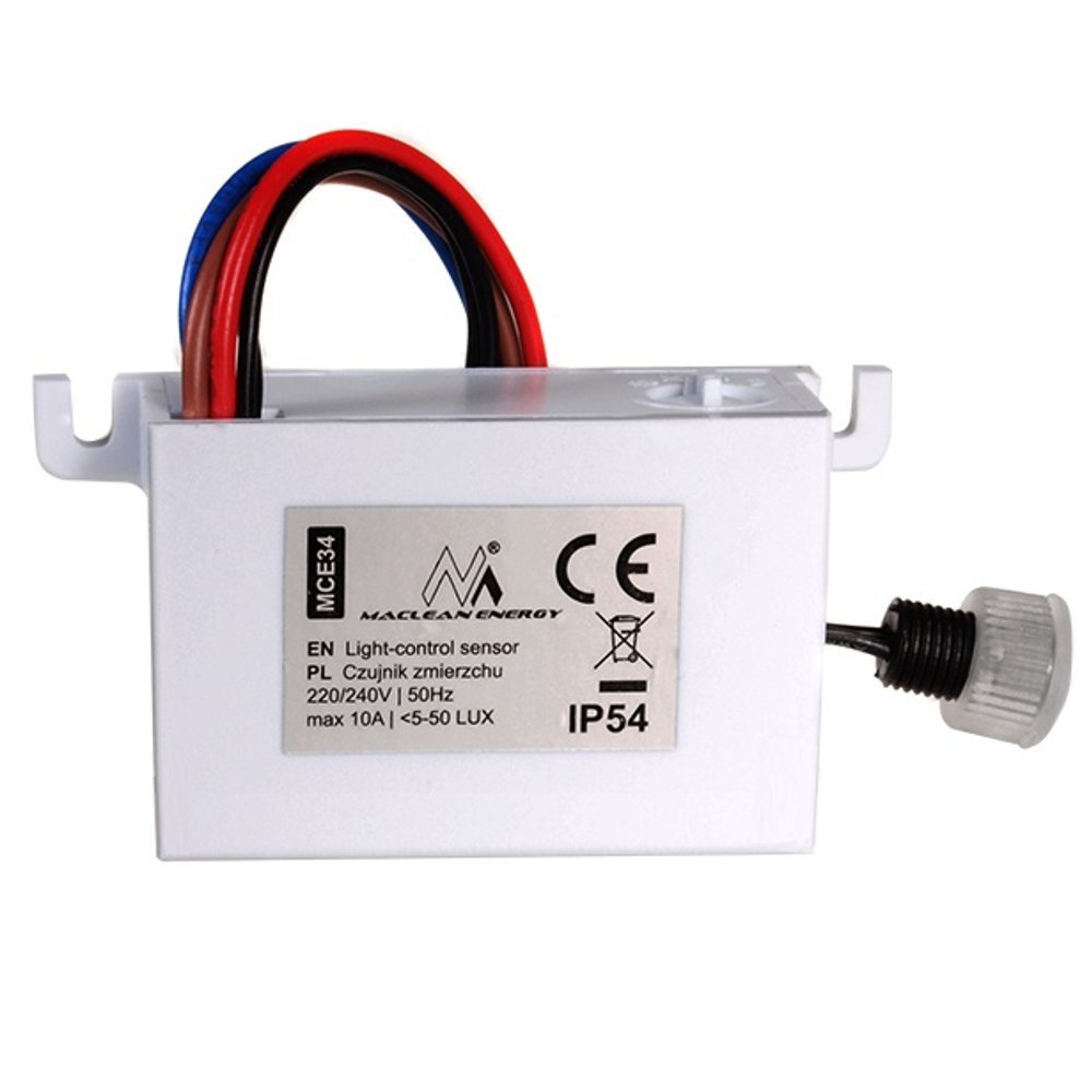 Maclean Energy MCE34 Dämmerungssensor Außen IP54 2300W