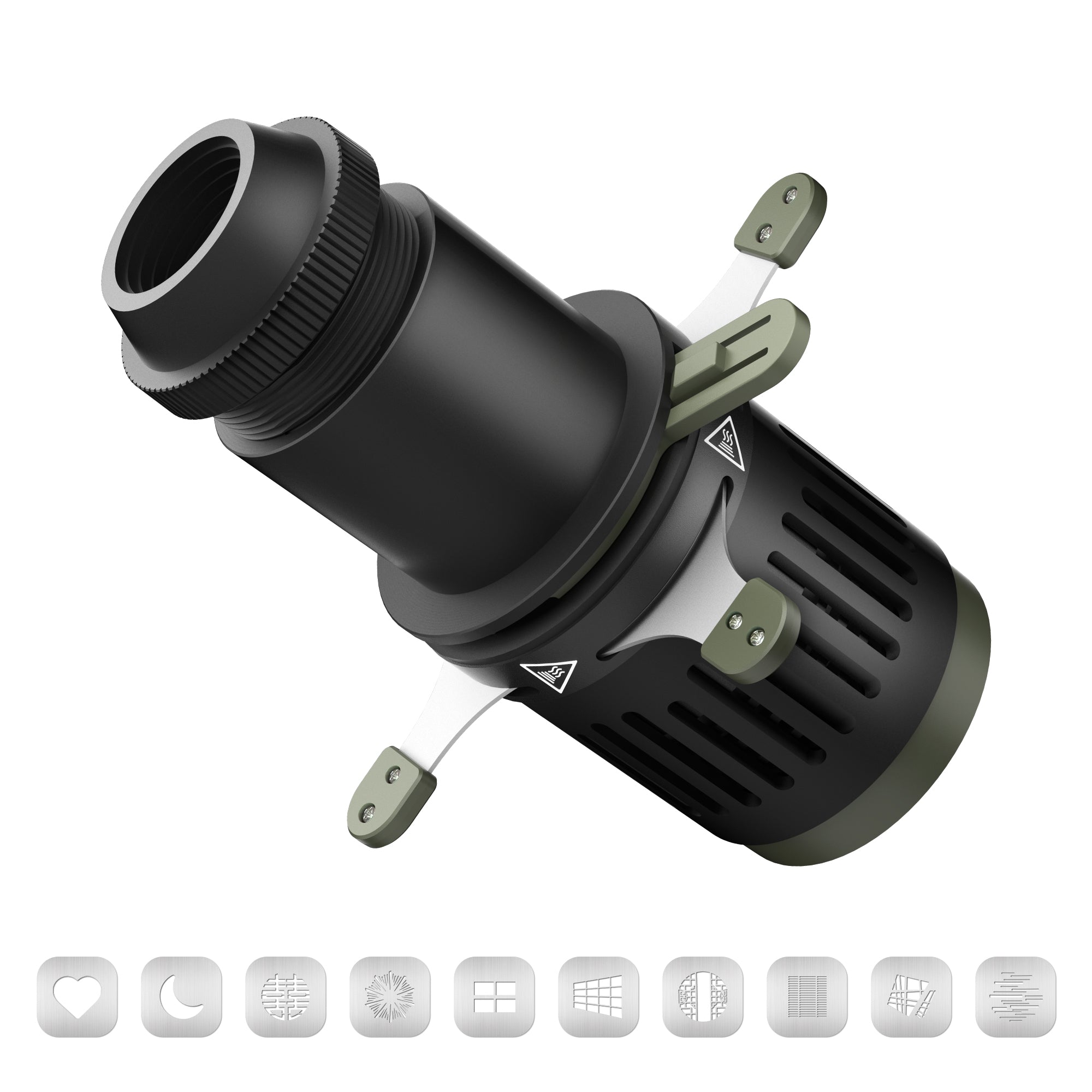 Zhiyun Molus X100 RGB Videolicht Bundle mit Spotvorsatz