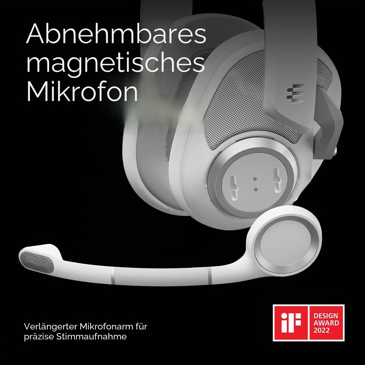 EPOS Gaming H6Pro Open Headset weiß abnehmbares Mikro