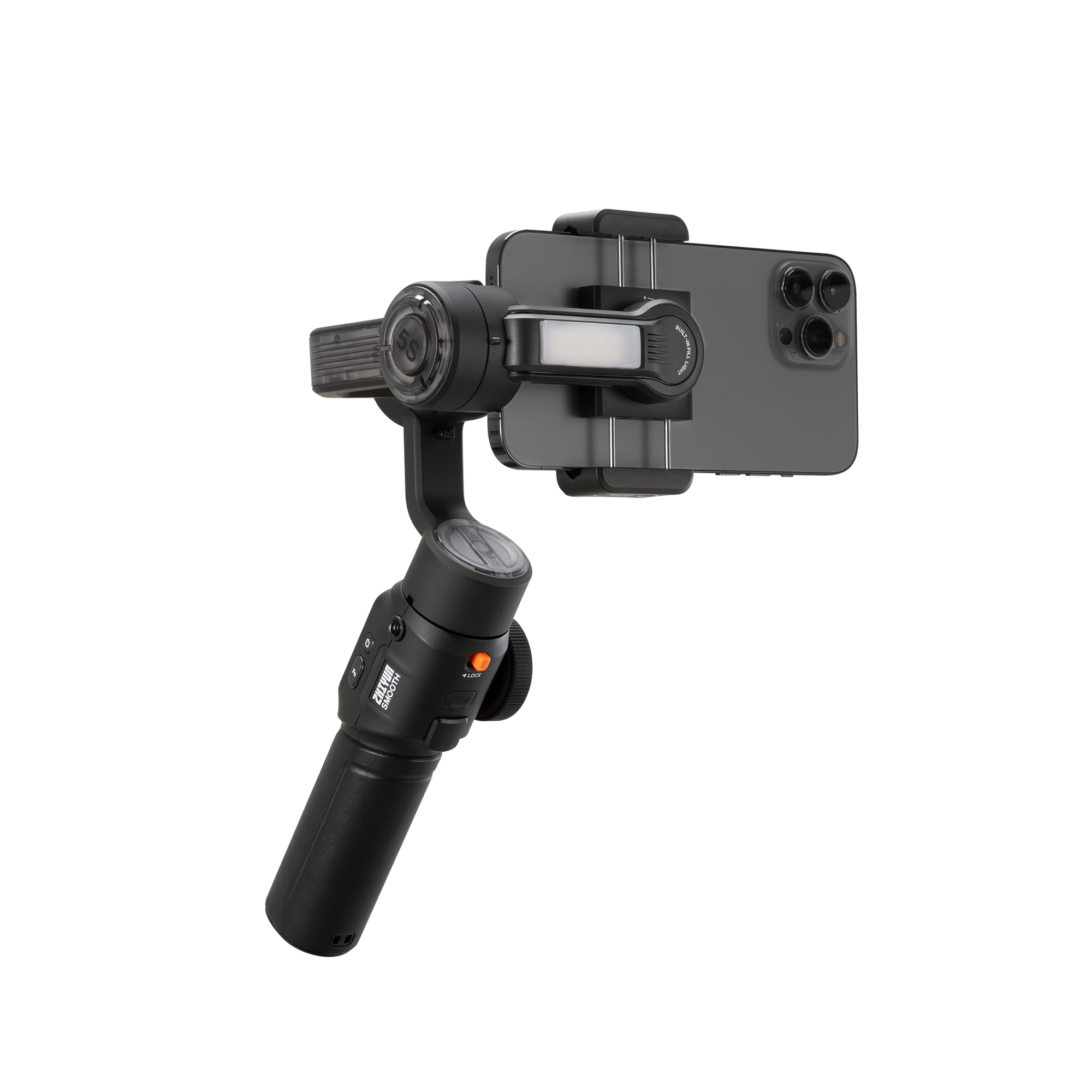 Zhiyun Smooth 5S AI Combo Handy-Gimbal Stabilizer mit Licht