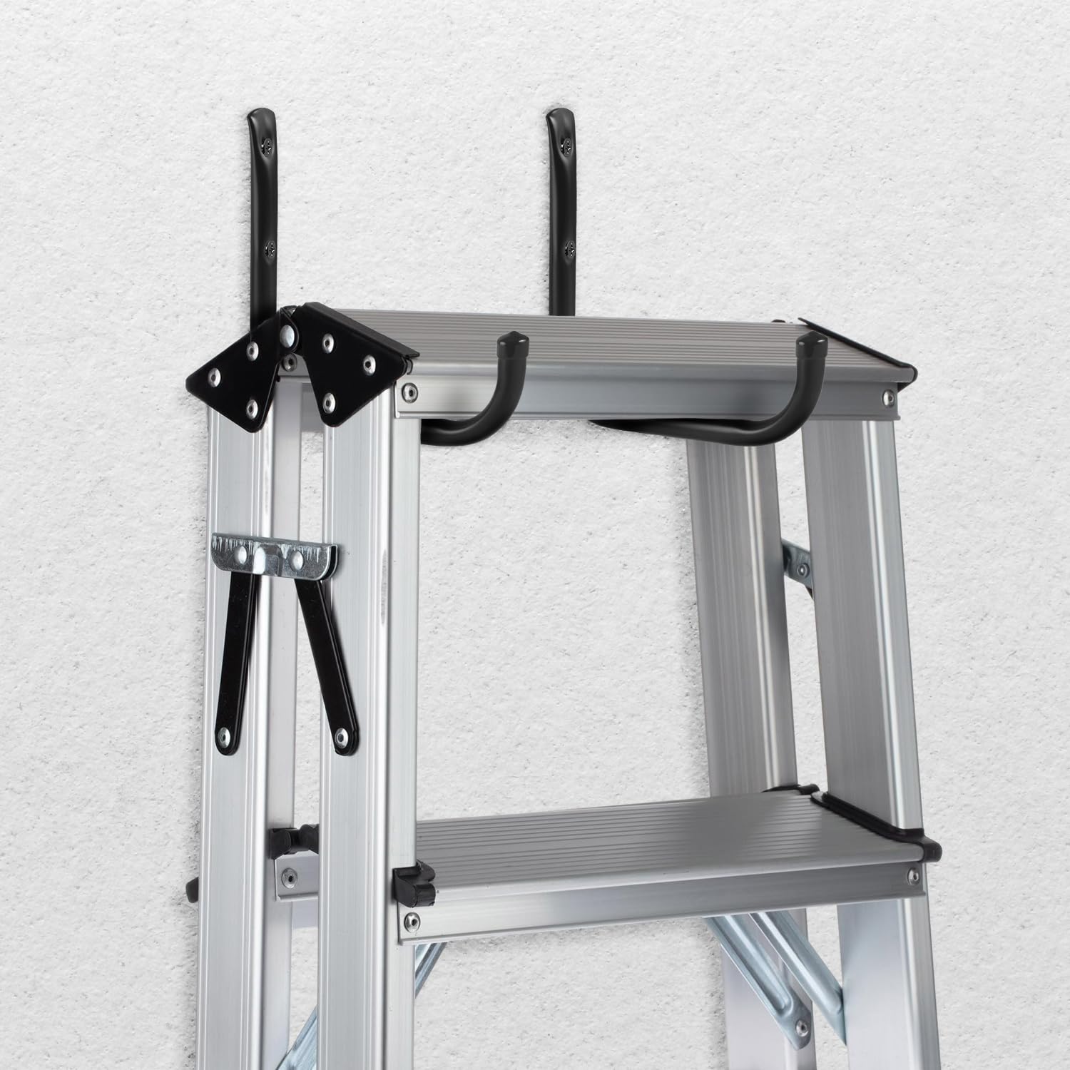 Maclean Wandhalterung 2er Set 18x20 cm Stahl Reifen Fahrrad 22 kg