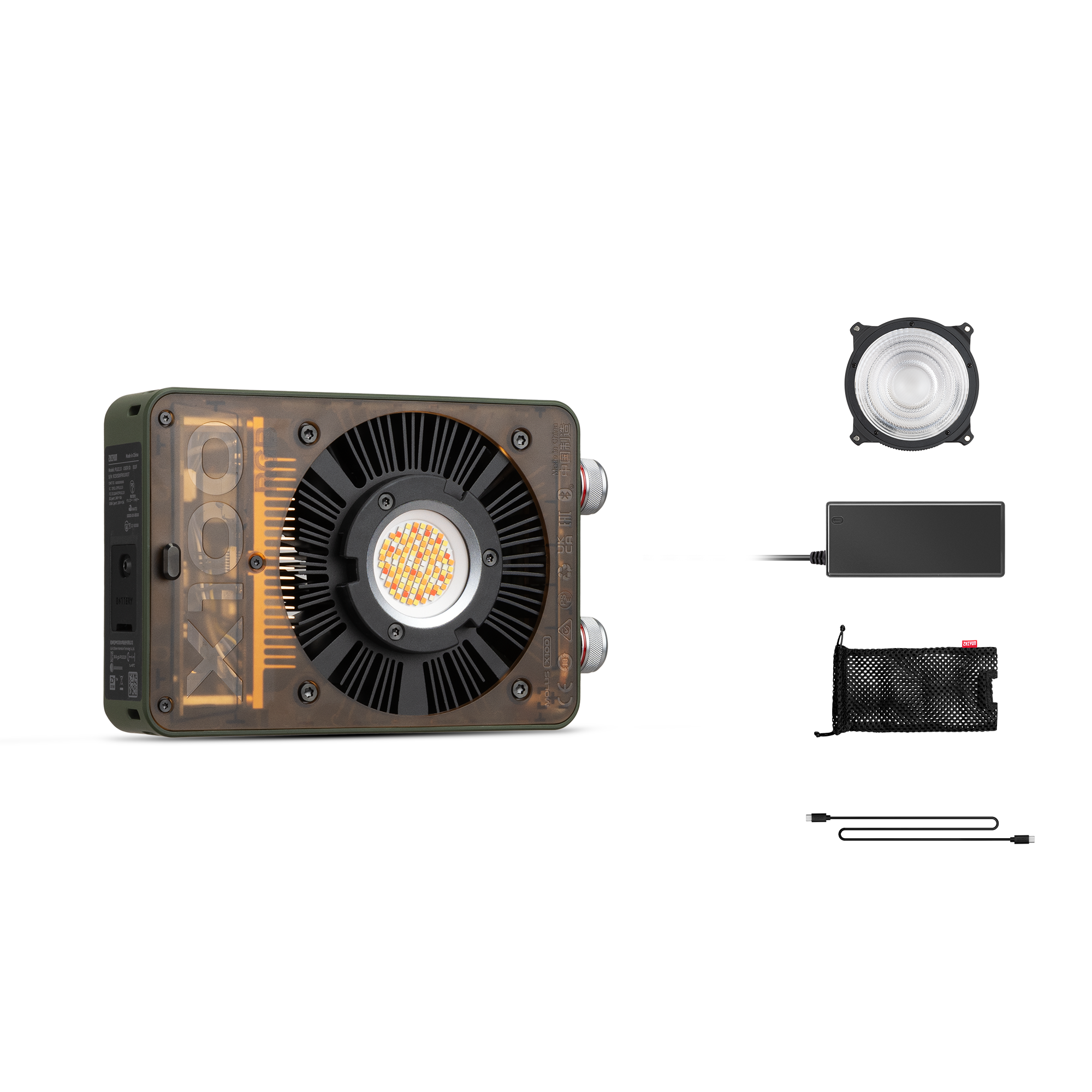 Zhiyun MOLUS X100 RGB Videoleuchte 100W schwarz Standard