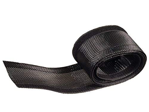 Maclean MCTV-675 Kabelschlauch Klett 180cm schwarz Gewebe