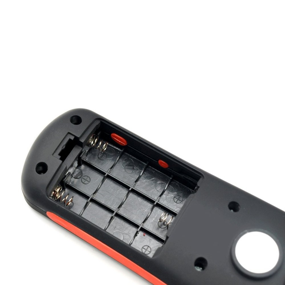 Maclean Energy Werkstattlampe 24 LED mit Magnet und Haken Schwarz