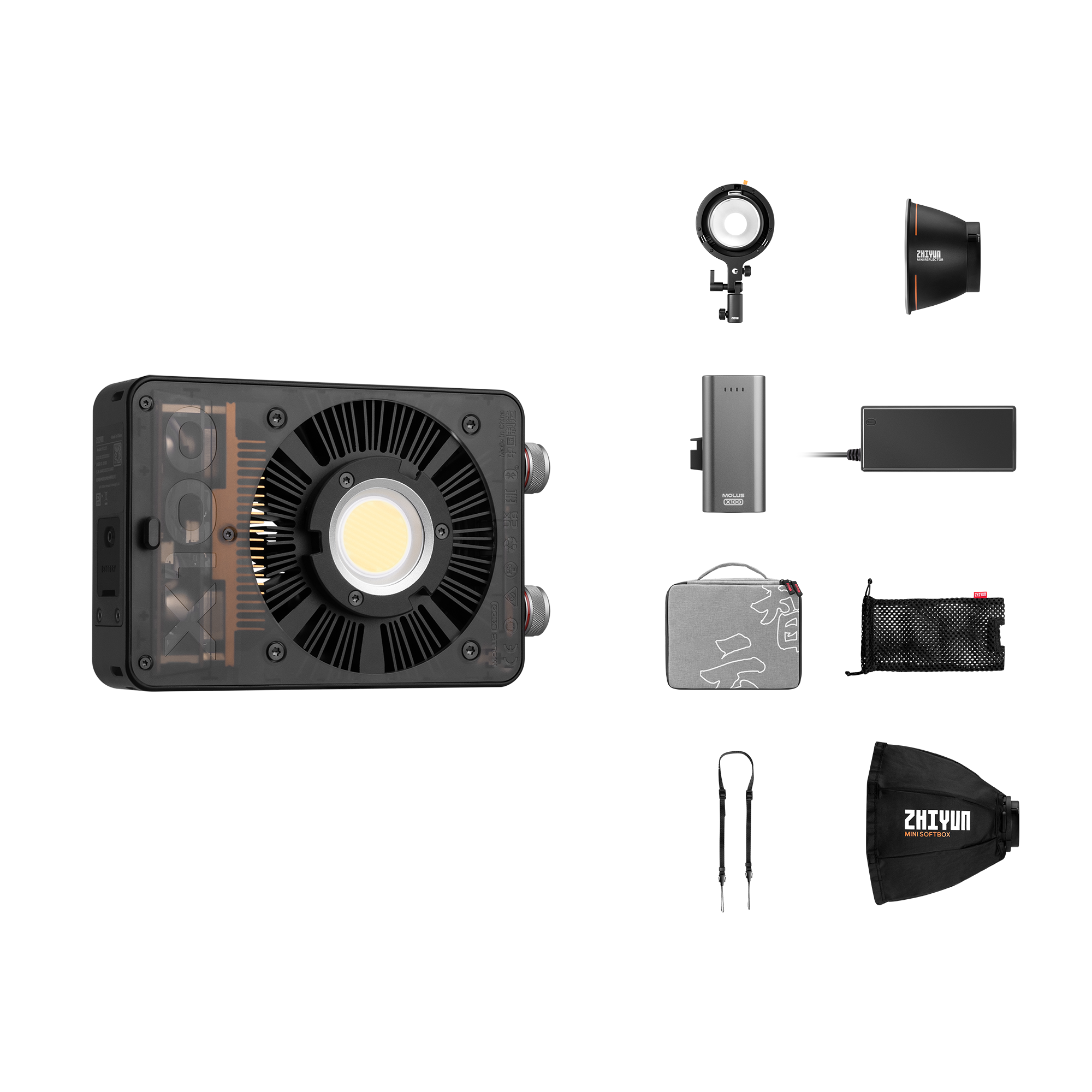 Zhiyun Molus X100 Videoleuchte 100W Standard EU 385g