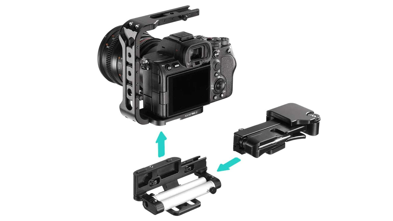 Edelkrone PocketRIG v3 Schulter-Rig mit Handle Pack