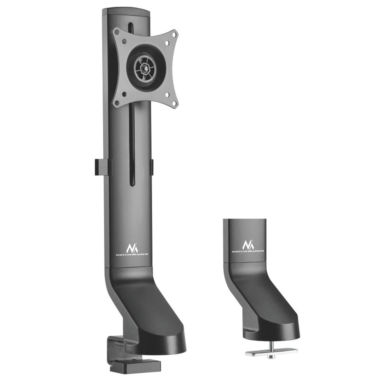 Maclean MC-854 Monitorhalterung für 2 Monitore 17-27 Zoll VESA