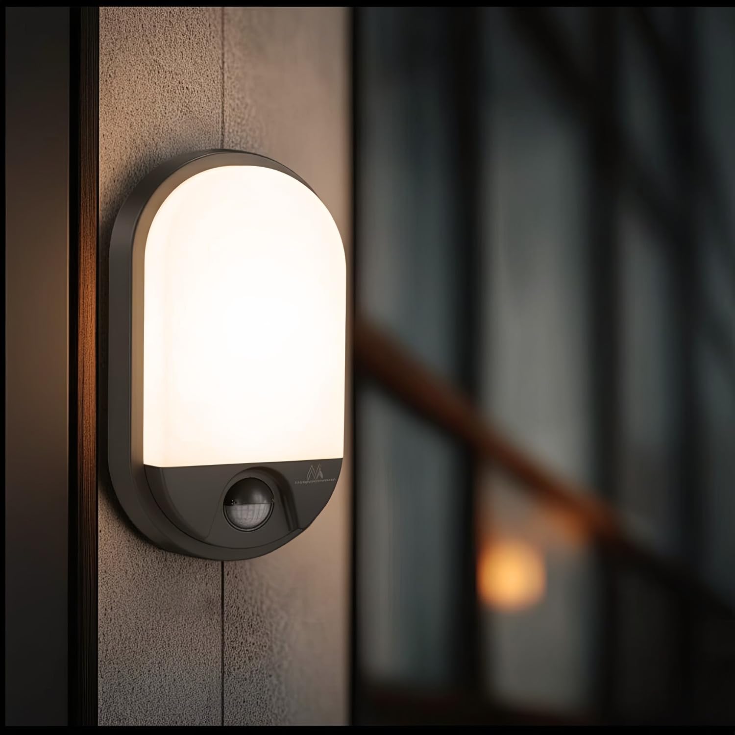 Maclean Energy MCE340 LED-Lampe Grau 15W 1100lm mit Sensor