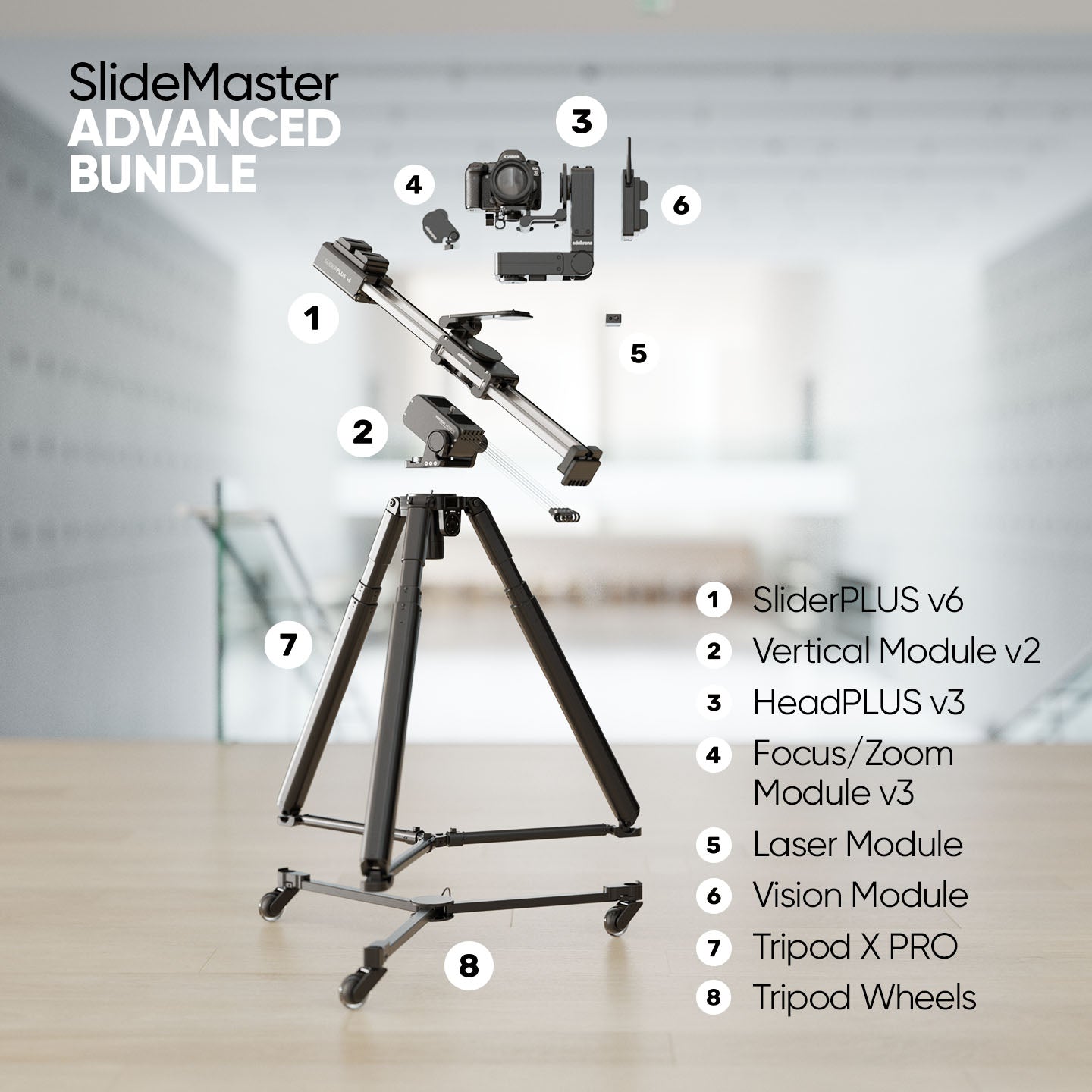 Edelkrone SlideMaster Essentials Bundle Slider motorisiert