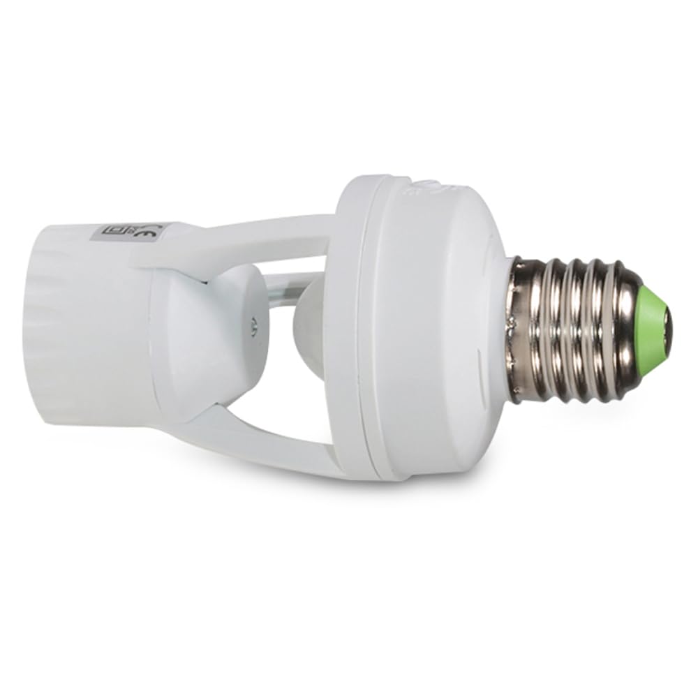 Maclean Energy MCE24 Lampenfassung E27 360° PIR weiß