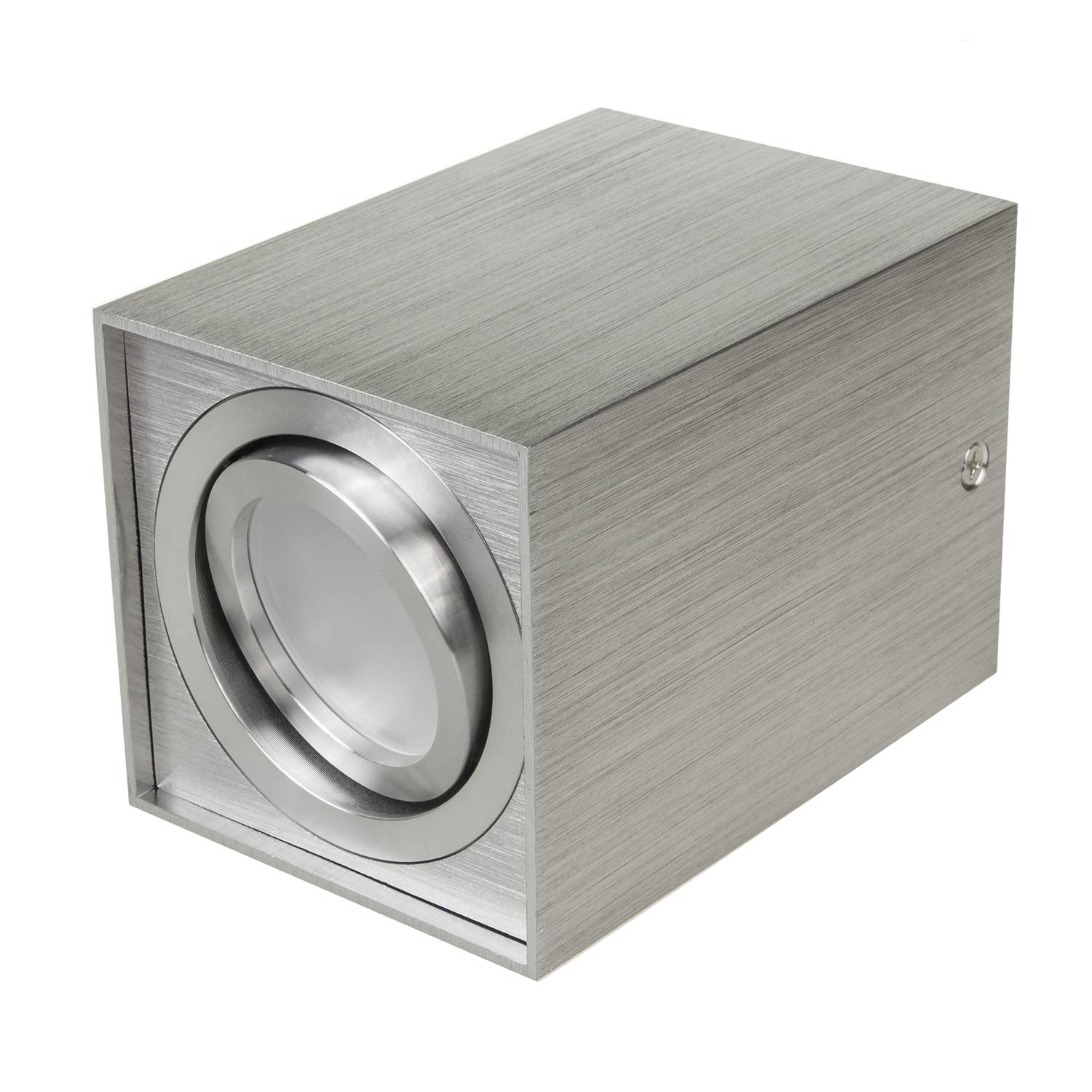 Maclean MCE426 Deckenleuchte GU10 Eckig Matt/Chrom Aluminium