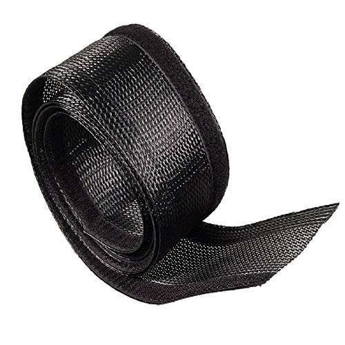 Maclean MCTV-675 Kabelschlauch Klett 180cm schwarz Gewebe