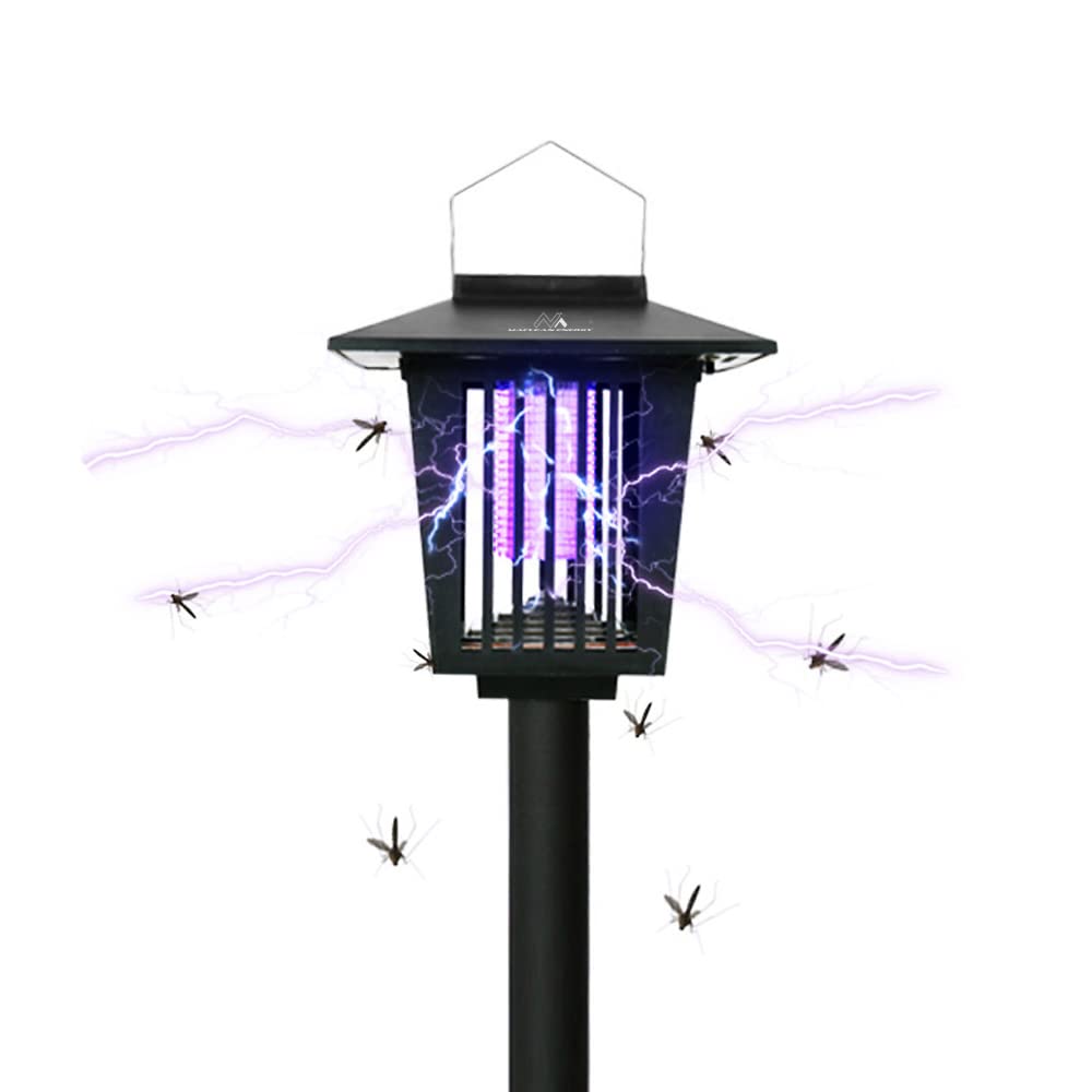 Maclean MCE448 Solar Mückenlampe Insektenvernichter IP44