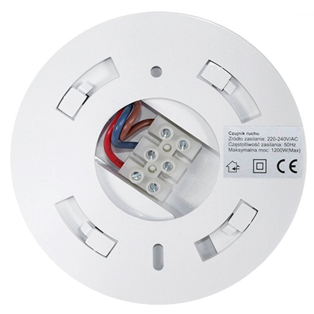 Maclean MCE19 Bewegungsmelder Decke 360° 6m 1200W Weiß
